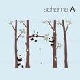 thumbnail image 2 of Trees with Pandas Wall Decal - Scheme A - 96" Tall Trees, 2 of 3