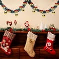 thumbnail image 1 of Christmas Tree Ribbon with Bows - 2-Meter White-Edged Decorative Ribbon for Tree Ornaments, Wreaths, and Holiday Gift Wrapping, 1 of 6