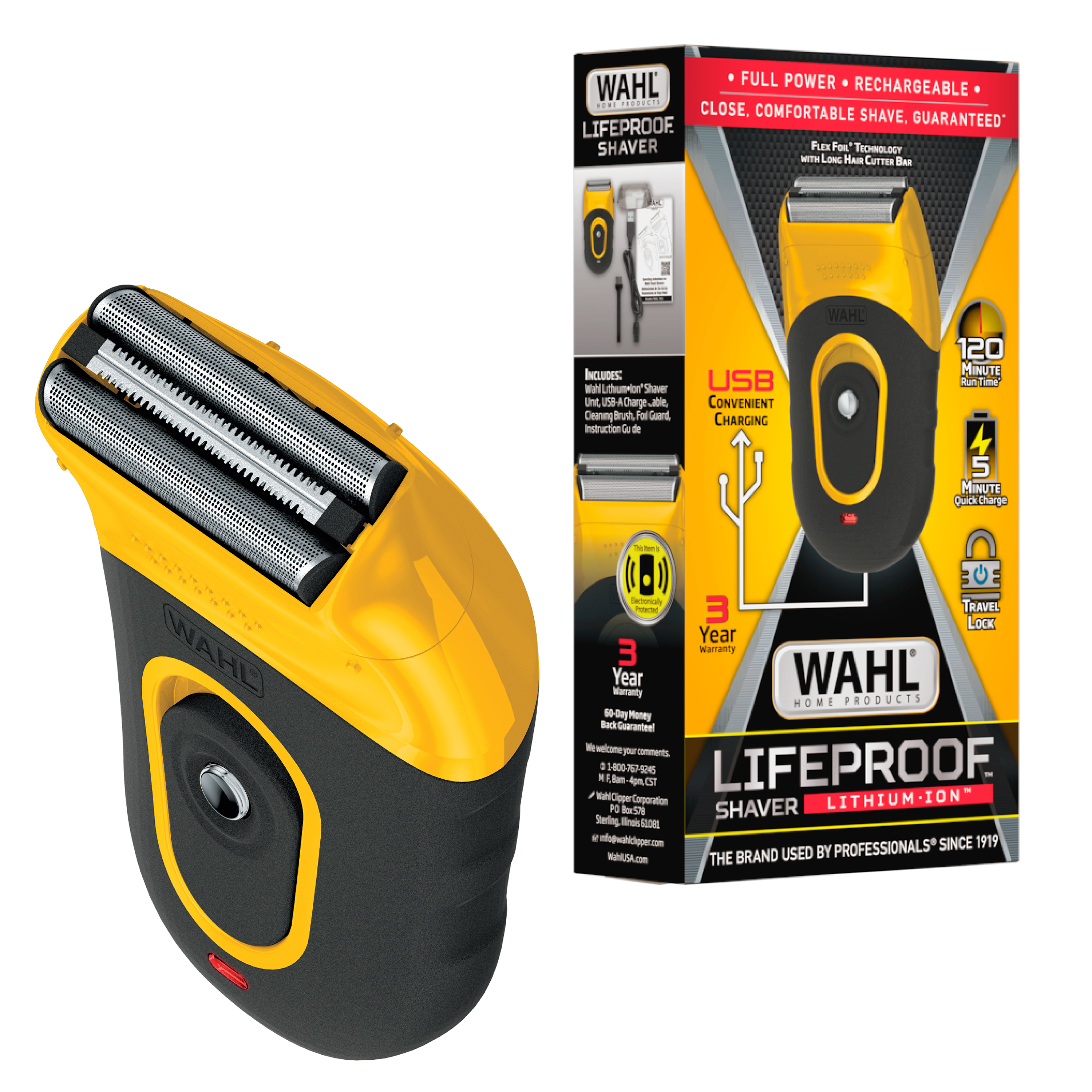 Wahl Compact Life Proof Rechargeable Foil Shaver photo 1