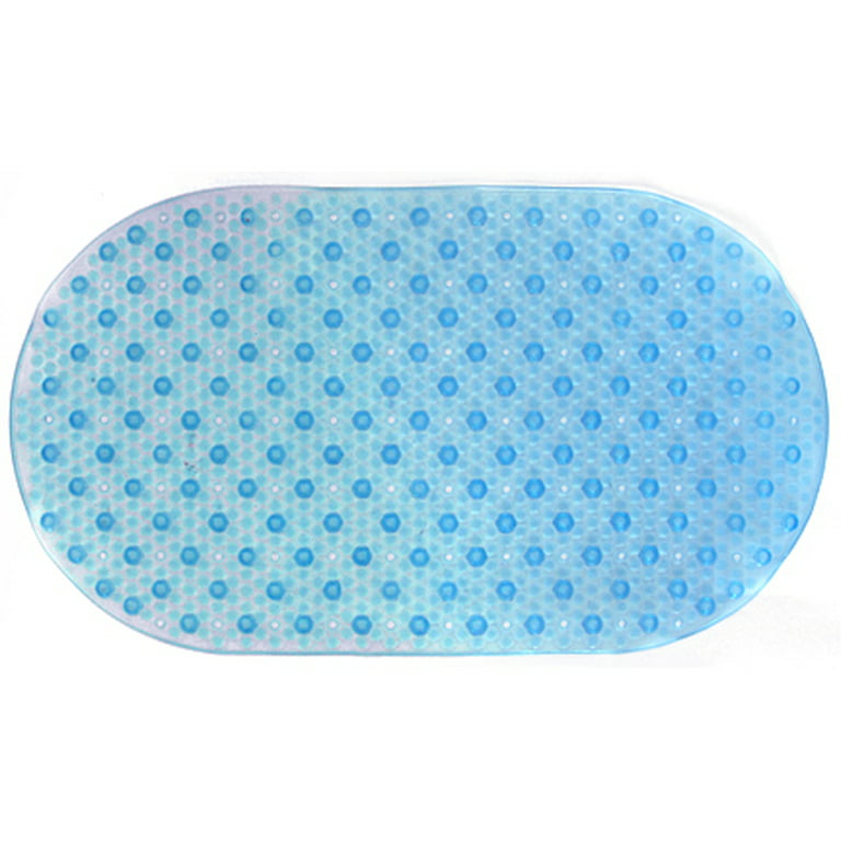 J&v Textiles Bubble Bath Mat (15 X 27 Inch, Extra Long Coverage, Oval  Shape, Machine Washable : Target