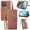 Brown, variant on SYITOOCK Phone Case for Motorola Moto Edge 50 Neo, Shockproof PU Leather Wallet Case with Card Slots Anti-Scratch Stand Magnetic Flip Zipper Pocket Cover for Motorola Moto Edge 50 Neo, Blue