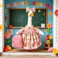 thumbnail image 4 of Porch Goose Fall Decorations Outfits,23 Inch Campus Style Goose Statue Dress Costume and Bow Headpiece,Thankgiving and Autumn Harvest Front Porch Display, 4 of 9