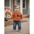 thumbnail image 5 of Miaouyo Kids Baby Girls Boys Thanksgiving Sweater 9 12 18 24 Months 2T 3T 4T 5T Turkey Letter Embroidery Round Neck Pullover Knitwear, 5 of 9