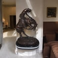 thumbnail image 3 of Nifao Rattlesnake by Remington Bronze Statue , Exquisite Western Art Piece for Home, Office, or Ranch Décor – Bronze Statue, Western Art, 17"L x 10"W x 25"H, 3 of 12