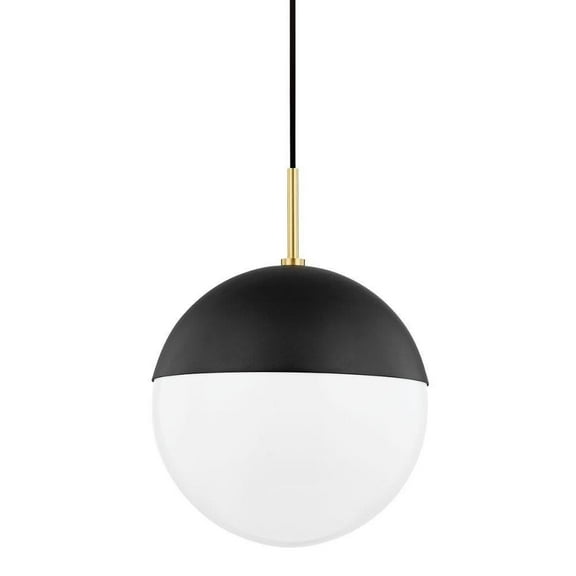 1 Light Large Pendant in Sculptural & Geometric and Everyday Modern Style-9 inches Tall and 7 inches Wide Bailey Street Home 735-Bel-4623929