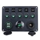 thumbnail image 2 of Disyuntor de 5 bandas, panel LED, Panel de interruptor de palanca Digital para coche, ATV, caravana Ehuebsd  Accesorios para autos y motos, 2 of 9