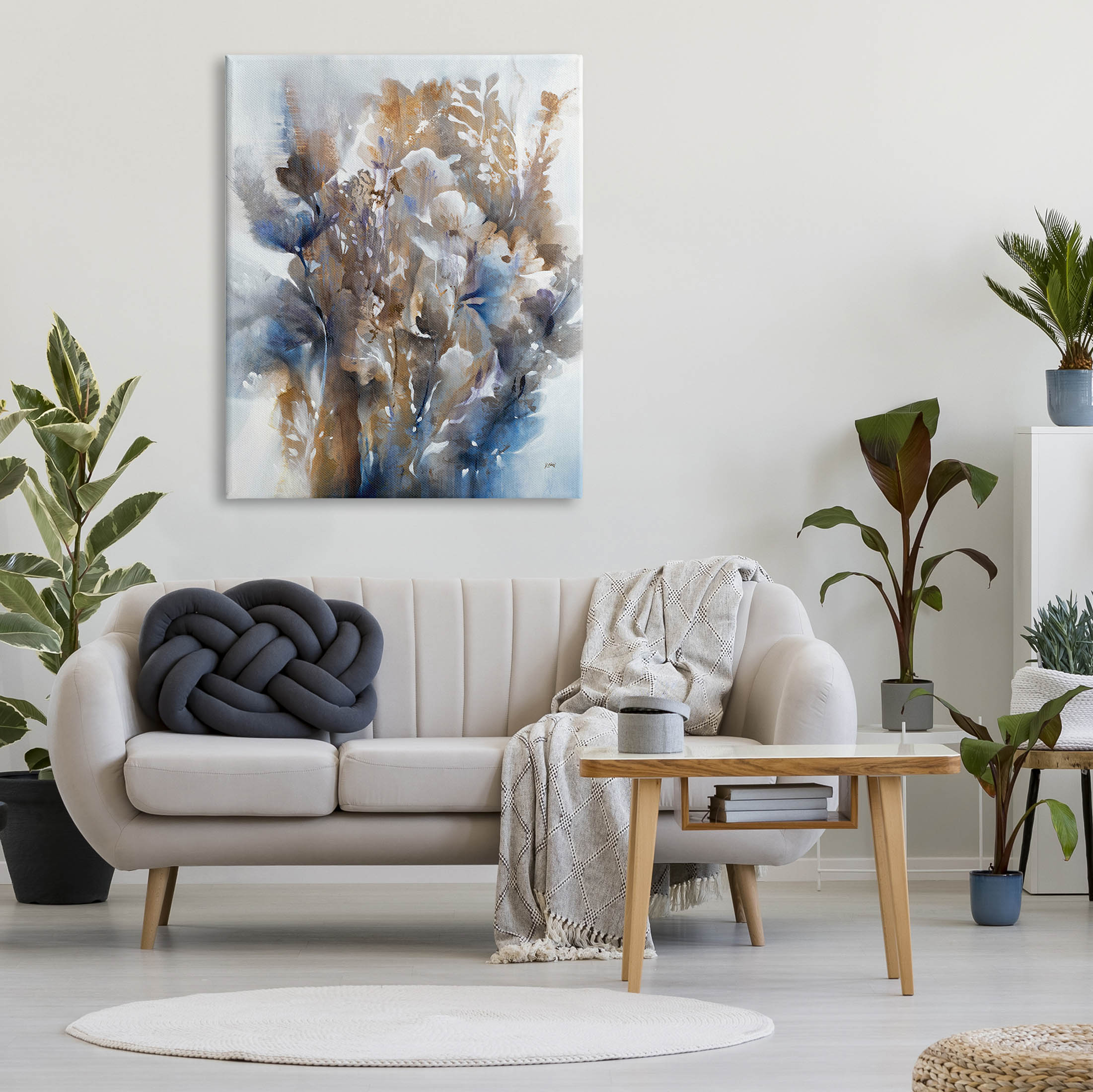 Stupell Industries Modern Flower Bouquet Composition Painting Gallery Wrapped Canvas Print Wall Art, Design by K. Nari