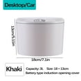 thumbnail image 3 of Up to 70% Off Trash Can Household Multifunctional Intelligent Induction Desktop Car Garbage Bin Storage Box, 3 of 9
