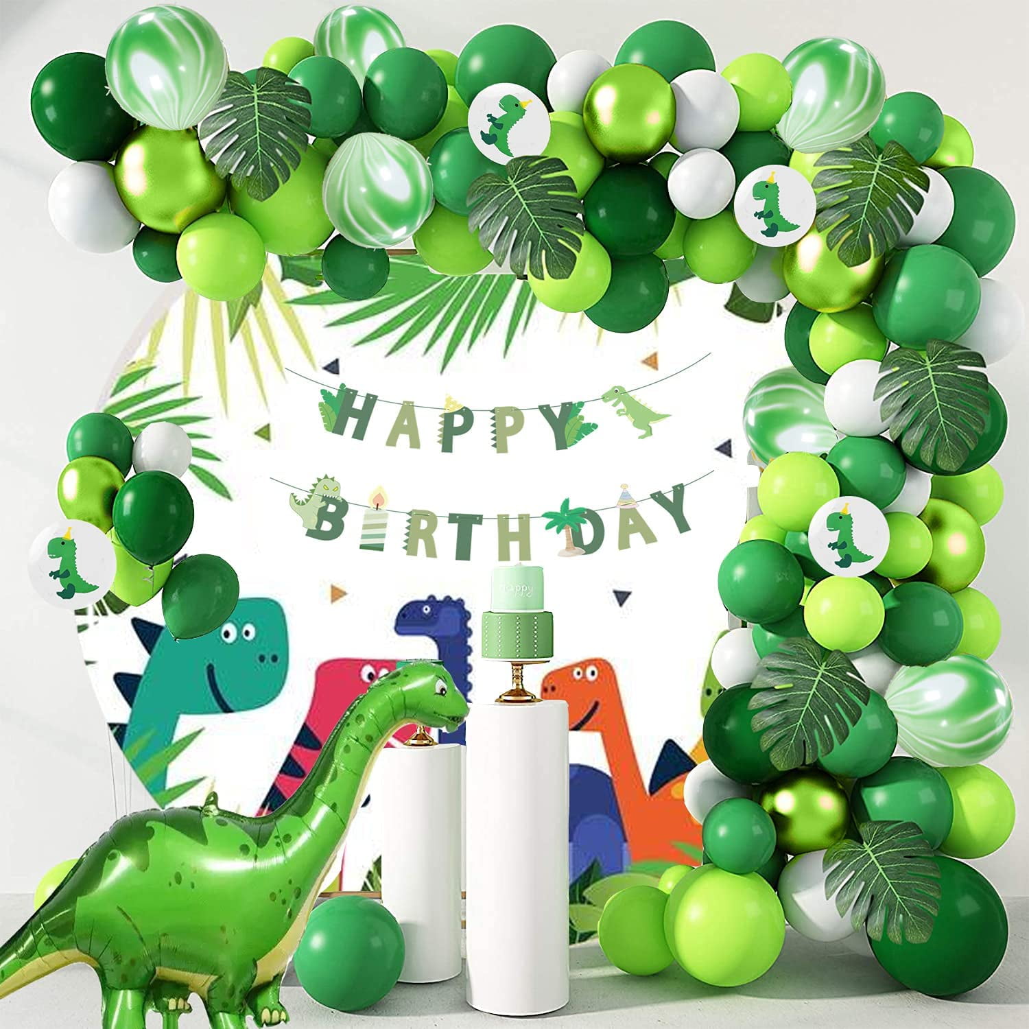 Dinosaur Party Supplies Birthday Decorations for Boys and GirlsBalloon Arch 