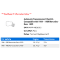 thumbnail image 2 of Automatic Transmission Filter Kit - Compatible with 1984 - 1989 Mercedes-Benz 190D 1985 1986 1987 1988, 2 of 2