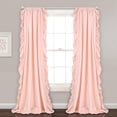 thumbnail image 1 of Lush Decor Reyna - Juego de Cortinas para Ventana Color Rosa Rubor para Sala de Estar, Comedor, recámara (par), 95 x 54 L, 1 of 15