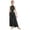 Black, variant on Girls Sparkly Halter Sleeveless Backless Jumpsuit Shiny Jazz Latin Ballroom Dance Dress White 6