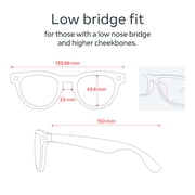 Ray-Ban Meta (Gen 2), Headliner Low Bridge Fit, Shiny Black, Transitions® Sapphire Lenses