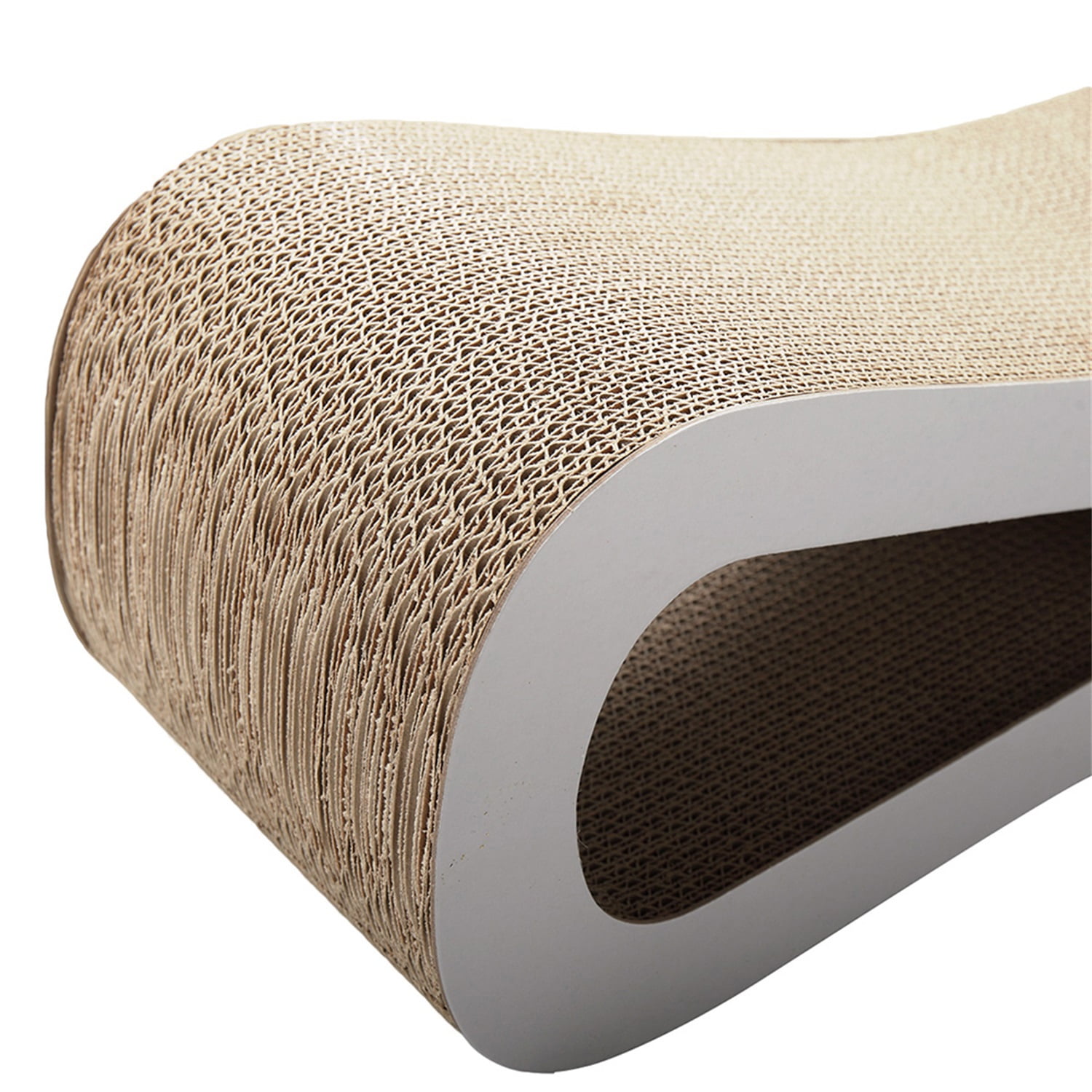 Pefilos Cat Scratcher Lounger for Large Cats Cat Scratcher for Wall Corner Cat Scratch Pad for Nails Durable Cat Scratching Pad Reversible, Beige Pefilos Cat Scratcher Lounger for Large Cats Cat Scratcher for Wall Corner Cat Scratch Pad for Nails Durable Cat Scratching Pad Reversible, Beige