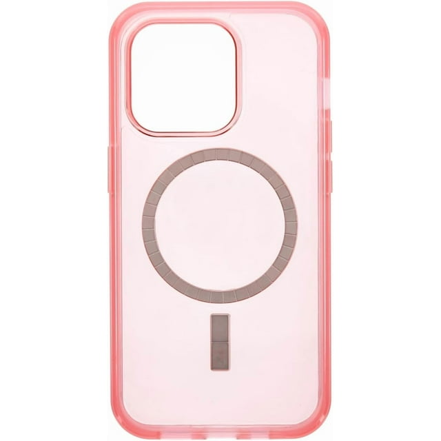 OtterBox iPhone 14 Pro (Only) - Symmetry Clear Series+ Case - Translucent Clear/Rose - Ultra-Sleek - Snaps to MagSafe - Raised Edges Protect Camera & Screen - Non-Retail Packaging