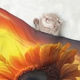thumbnail image 2 of Yiaed Sunset Coast Sunflower Print Dog Blankets-Cat Blanket Washable for Couch Protection,Puppy Blanket, Soft Plush Reversible Throw Furniture Protector-, 2 of 8