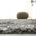 thumbnail image 6 of SAFAVIEH Athens Solid Plush Shag Area Rug, Dark Grey, 5'1" x 7'6", 6 of 10