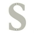 thumbnail image 2 of Deltana RL4S-15 4" Residential Letter S; Satin Nickel Finish, 2 of 2