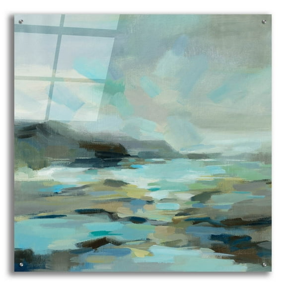 Epic Art 'Blue Lagoon' by Silvia Vassileva, Acrylic Glass Wall Art, 36"x36"