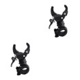 thumbnail image 2 of Wosthever 360 Degrees Rotating Adjustable Flashlight Holder Road Bikes Clamp Clip Accessories Bike Mountain Mount Cycling Headlamp Riding 12x6cm 2Conjunto, 2 of 6