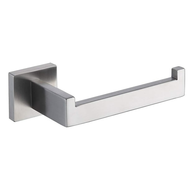 Portarrollos de papel higiénico de níquel cepillado, dispensadores y colgadores de pared para baño y cocina