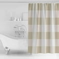thumbnail image 2 of Shower Curtain, Khaki Buffalo Plaid Waterproof Shower Curtain Set with Hooks for Bathroom Showers,Stalls and Bathtubs,36x72In Light Brown White Checkered, 2 of 8