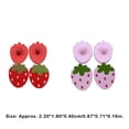 thumbnail image 4 of Botones de fresa Minnieouse 50 piezas adornos de cierre de costura rosa, 4 of 6