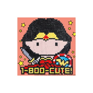 Wonder Woman Perler Beads Pixel Art comic book gift girl 