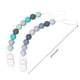 thumbnail image 2 of Fiudx Cadena para Chupete de Bebé, Silicona Suave, Clip Multiusos, Juguete Seguro para La Dentición, Fácil de Limpiar, Ajuste Universal para Cochecitos, Paquete de 2, 20 Cm de Largo, 2 of 2