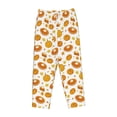 thumbnail image 6 of Uemuo Pumpkin Maple Leaves Pattern Women's Wide Leg Palazzo Lounge Pants with Pockets Light Weight Loose Comfy Casual Pajama Pants-XX-Large, 6 of 9
