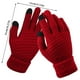 thumbnail image 4 of Qarigey Guantes tejidos de lana de Cachemira para mujer, guantes gruesos cálidos de invierno para pantalla táctil, mitones sólidos guantes y mitones Rojo Qarigey AP000827-01, 4 of 6