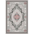 thumbnail image 3 of Glamour Thick Plush Oriental Area Rug Traditional Carpet Floral Medallion Design-206 (3'9"x5'3",Espresso), 3 of 8