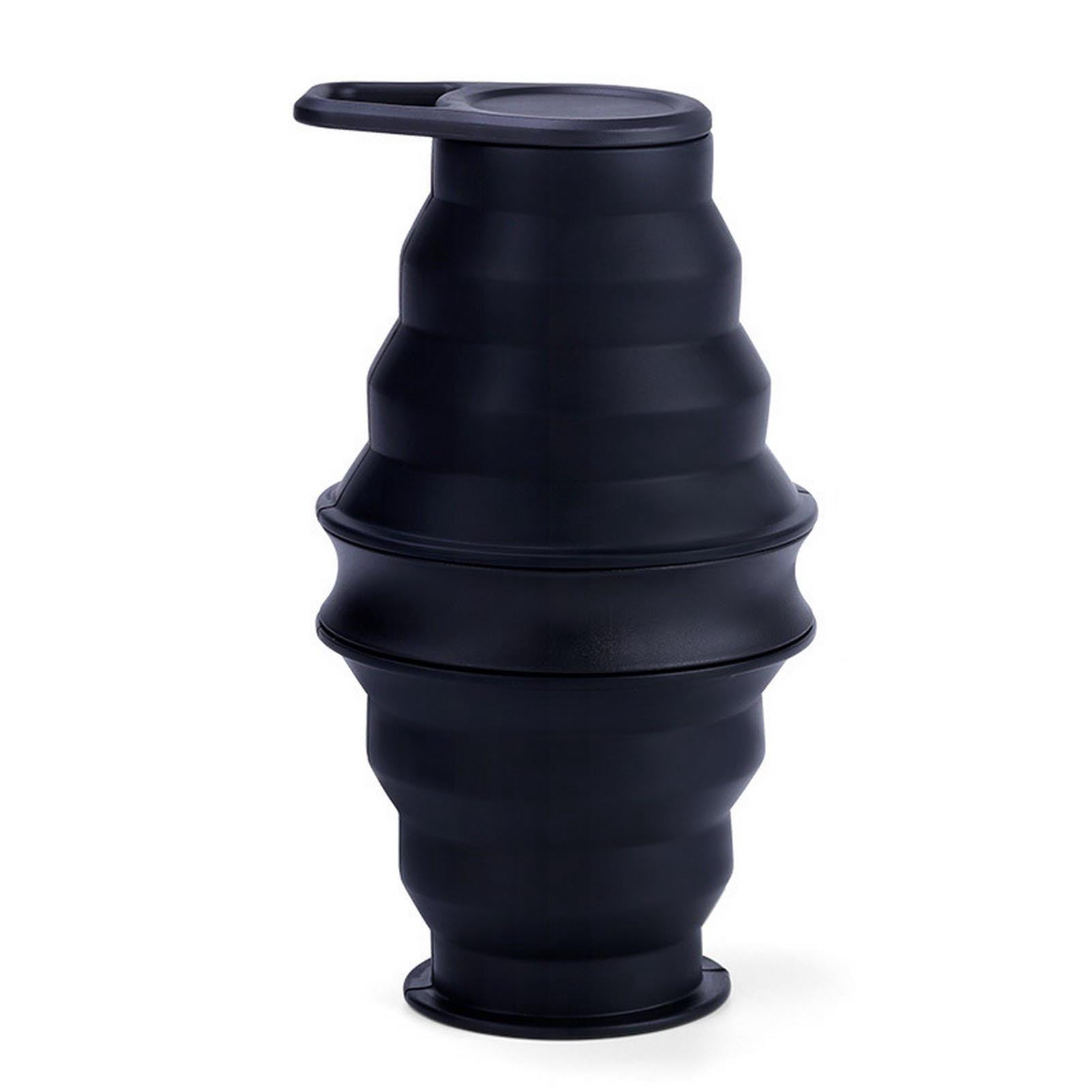 Opolski 500ML Collapsible Water Bottle Food Grade BPA Free Leak Resistant Portable Travel Hiking Sports Water Kettle