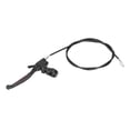 thumbnail image 1 of Brake Handle Cable Lever Brake  Lever 22mm Handlebar Brake Lever With 1.45m Cable Left For 2 Stroke 47CC 49CC Mini Quad ATV, 1 of 8