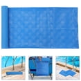 thumbnail image 1 of OULII 2pcs Pool Ladder Pad Blue PVC Anti-skid Coin Pattern For Pool Ladder Outdoor Swimming Pool Owners, 1 of 8