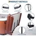 thumbnail image 4 of Hydraulic Spa Cover Lift Hot Tub Cover Lift Mounts on Both Top Sides Idea for Various Sizes of Rectangular Bathtubs, Hot Tubs and Spas Adjustable Width, 4 of 8