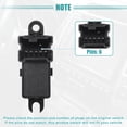 thumbnail image 5 of Unique Bargains Front Left Driver Side Master Power Window Switch for Nissan Frontier VQ40DE 2005-2017 25411EA003 Black, 5 of 7