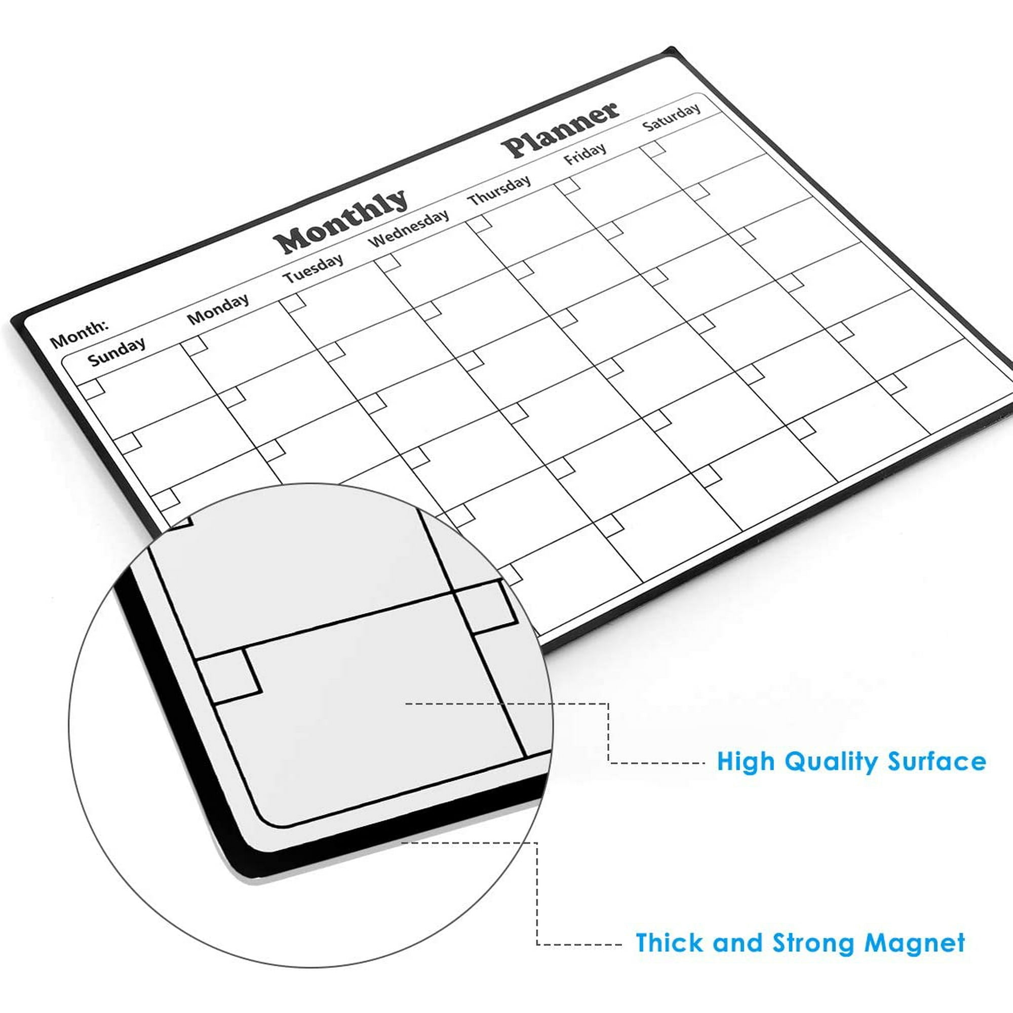 Planificateur Magnétique Familial Mois