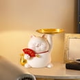 thumbnail image 1 of Estatua de resina de gato Macarena Estatuilla Beige, 1 of 8