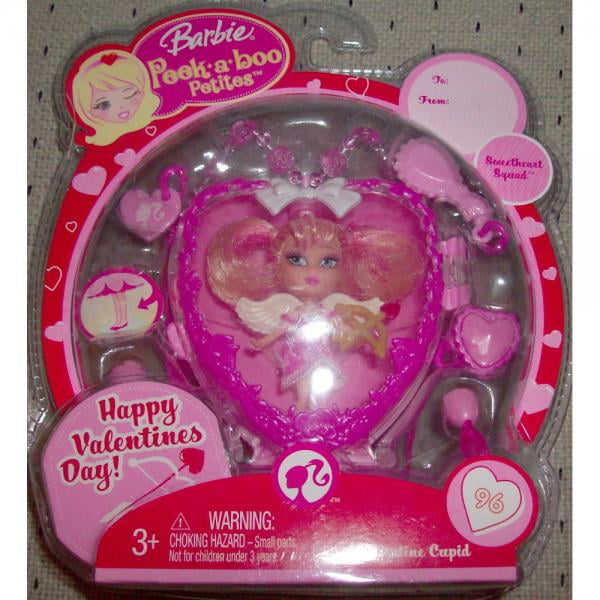 Barbie Peek-a-boo Petites Sweetheart Squad Valentine Cupid #96