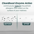 thumbnail image 3 of AllerEase CleanBoost Plush Knit Mattress Cover Protector, Full- Fitted, w/ Straps, Waterproof, 3 of 8