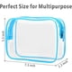 thumbnail image 2 of Bearachild Neceser de PVC, organizador transparente portátil con cierre de cremallera, para acampar, senderismo, viajar, crema solar, bolsa de Almacenamiento y organización del hogar Bearachild HA071163-00, 2 of 5
