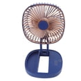 thumbnail image 2 of USB Desktop Fan Three Wind Speed Low Noise Fragrance Tank Design Foldable Portable Desk Fan for Home Dormitory Office Blue, 2 of 10