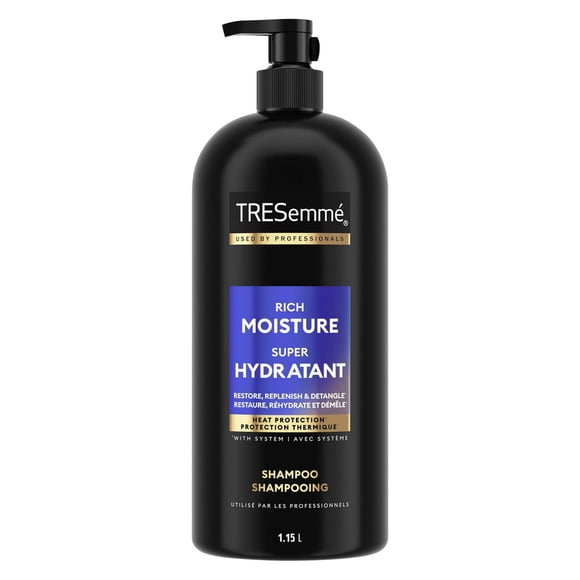 Shampooing avec Pompe TRESemmé Rich Moisture + Hyaluronic Plex