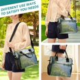 thumbnail image 5 of Small Cooler Bag Lunch Bag Portable Meal Bag Work Meal Bag Outdoor Meal Bag Travel Meal Bag Picnic Meal Bag Going Out Meal Bag Oil Painting Lake, 5 of 6