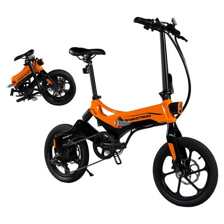 UPC: 0810012300056 | Swagtron EB7 Plus Folding Electric Bike Removable Battery Adult Ebike Pedal-Assist