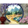 thumbnail image 1 of Taladro diamante pintura (DE0994) 5D DIY paisaje de jardín completo bordado de punto de cruz 50x70cm FLhrweasw Nuevo, 1 of 1