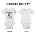 thumbnail image 3 of Not Only Am I Perfect, I'm Algerian Too! Cute Baby Jumpsuits (White, 6-12 Months), 3 of 5