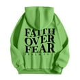 thumbnail image 5 of MHFRRA Sudadera con Capucha para Hombre, Holgada, de Manga Larga, con Estampados Delanteros y Traseros, para Uso Diario Informal En Otoño E Invierno Verde, 5 of 5