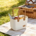 thumbnail image 4 of Cosmetic Storage Bag, Portable Toiletries Organizer, Plastic Wash Basin for Picnics, 1-Pack, 4 of 6